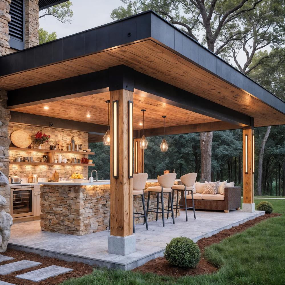 Wooden pergola 1