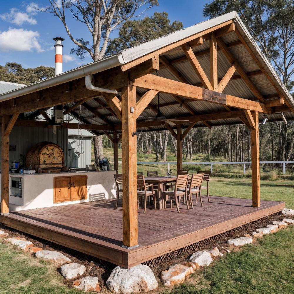 Wooden pergola 3
