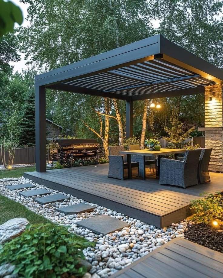 Aluminum pergola 4