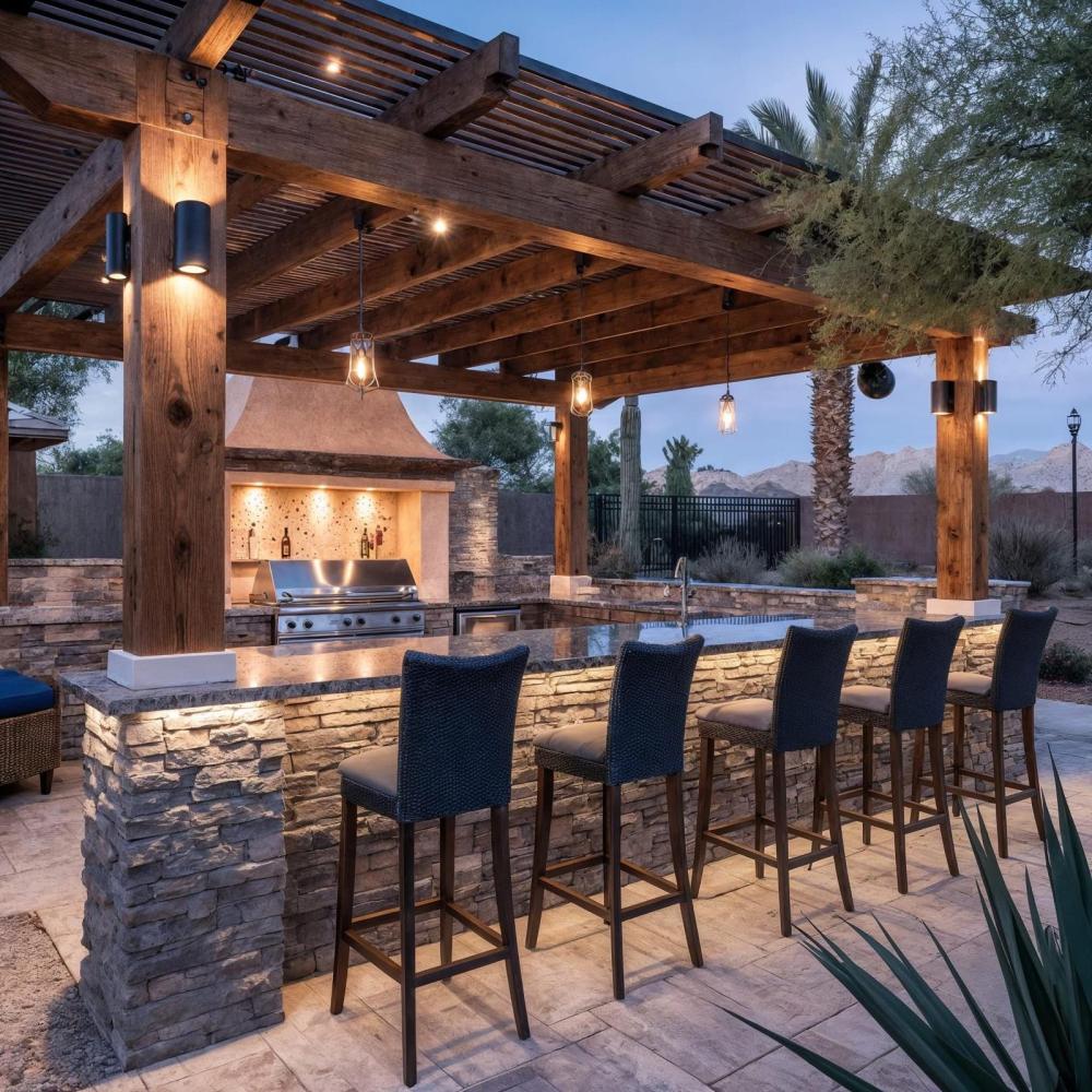 Wooden pergola 5